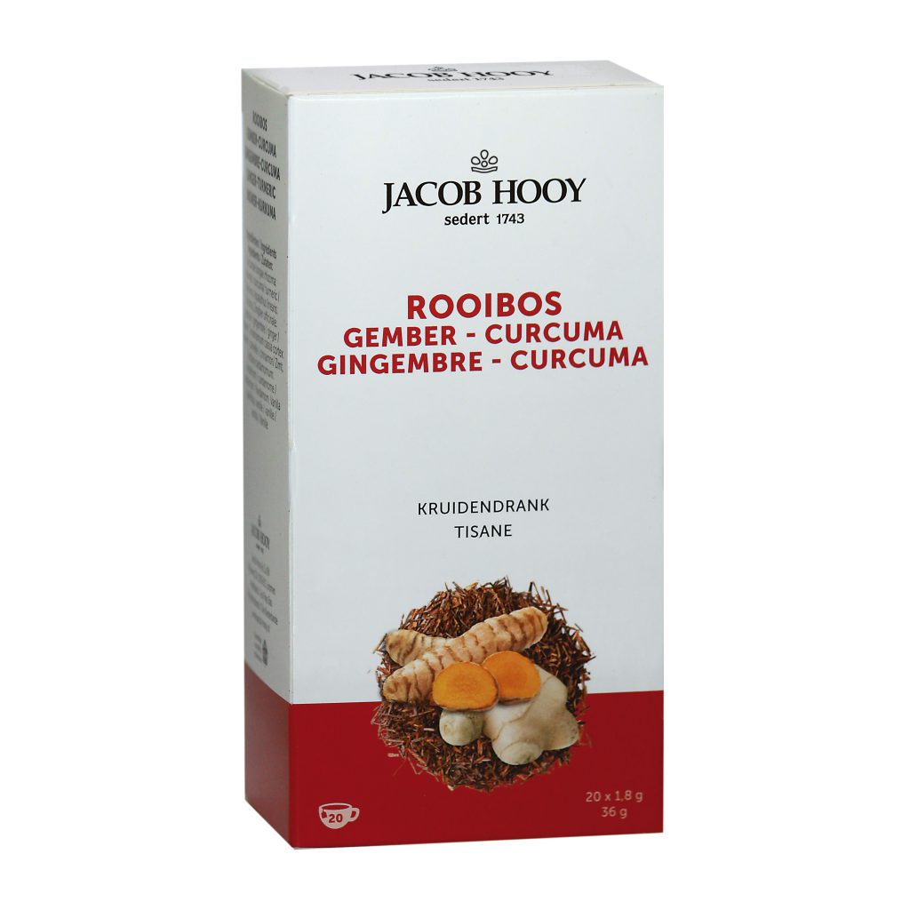 jacob hooy Rooibos Gember – Curcuma Kruidendrank