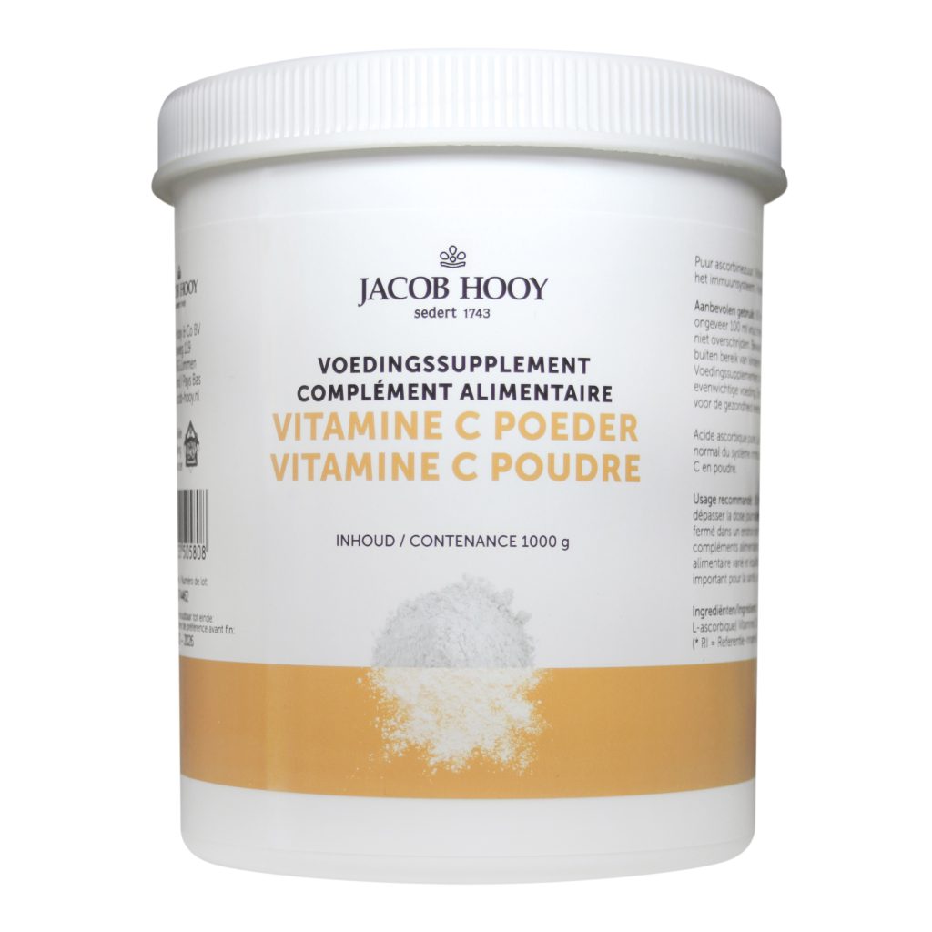 jacob hooy Vitamine C pot 1000 gram