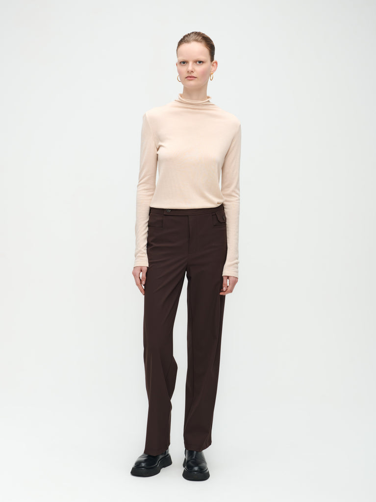 jane lushka Angela Pants Technical Jersey Dark Brown
