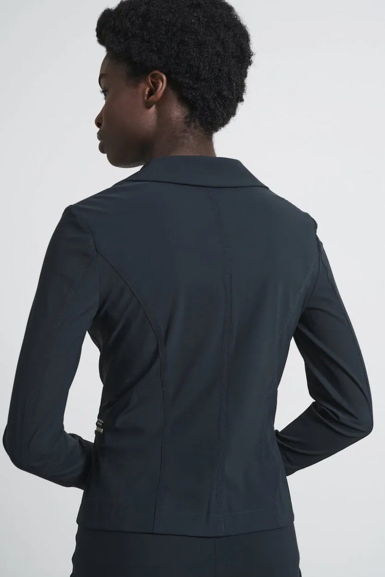 Jane Lushka Blazer Milano Technical Jersey Grigio Notte