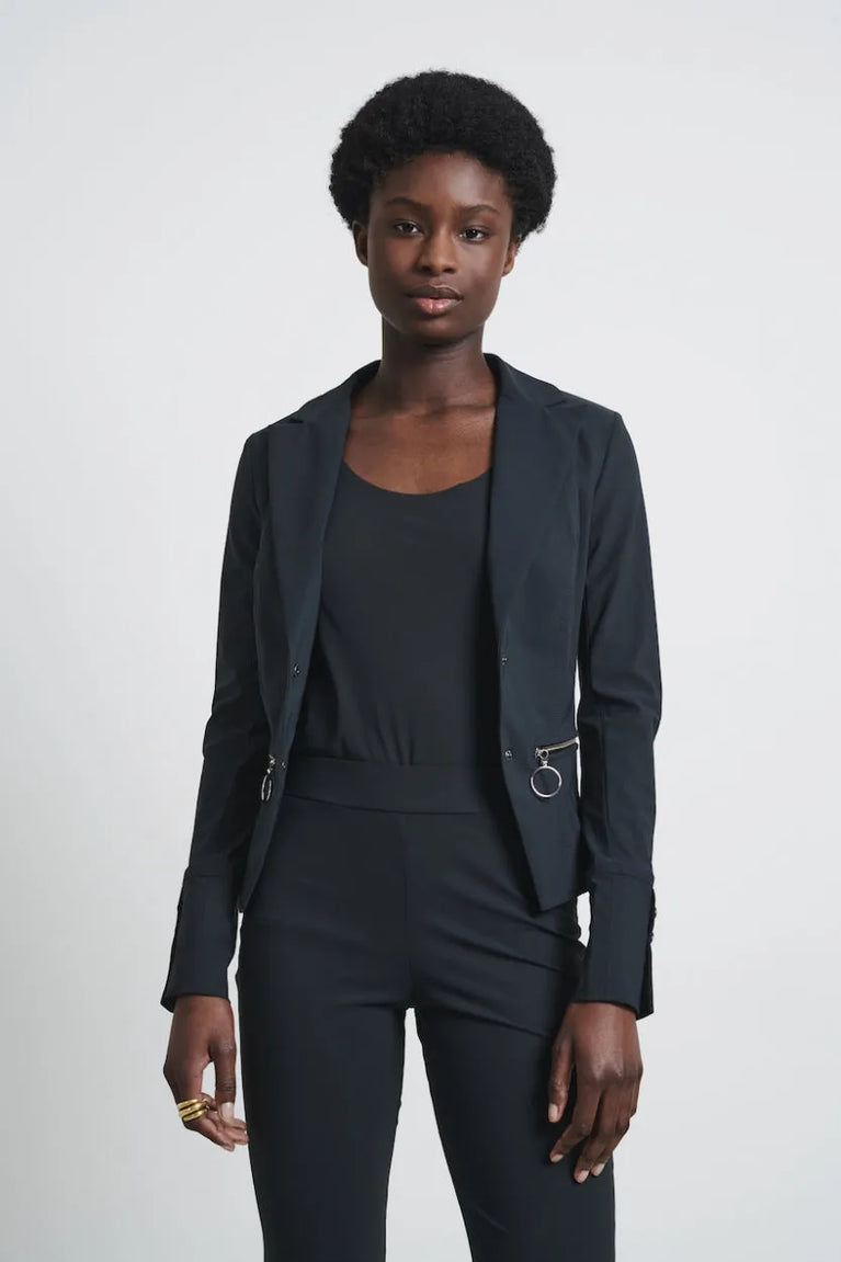 jane lushka Blazer Milano Technical Jersey Grigio Notte