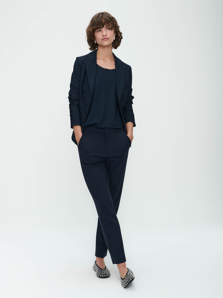 Jane Lushka Blazer Roma Easy Wear Technical Jersey Blue