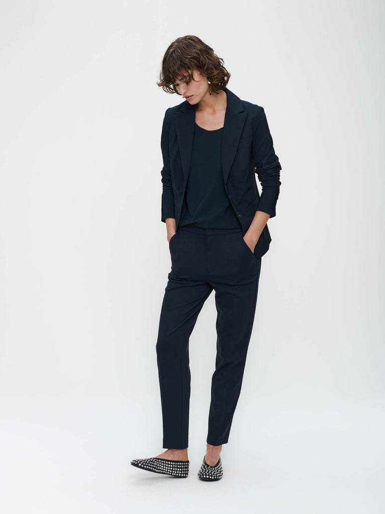 jane lushka Blazer Roma easy wear Technical Jersey Blue