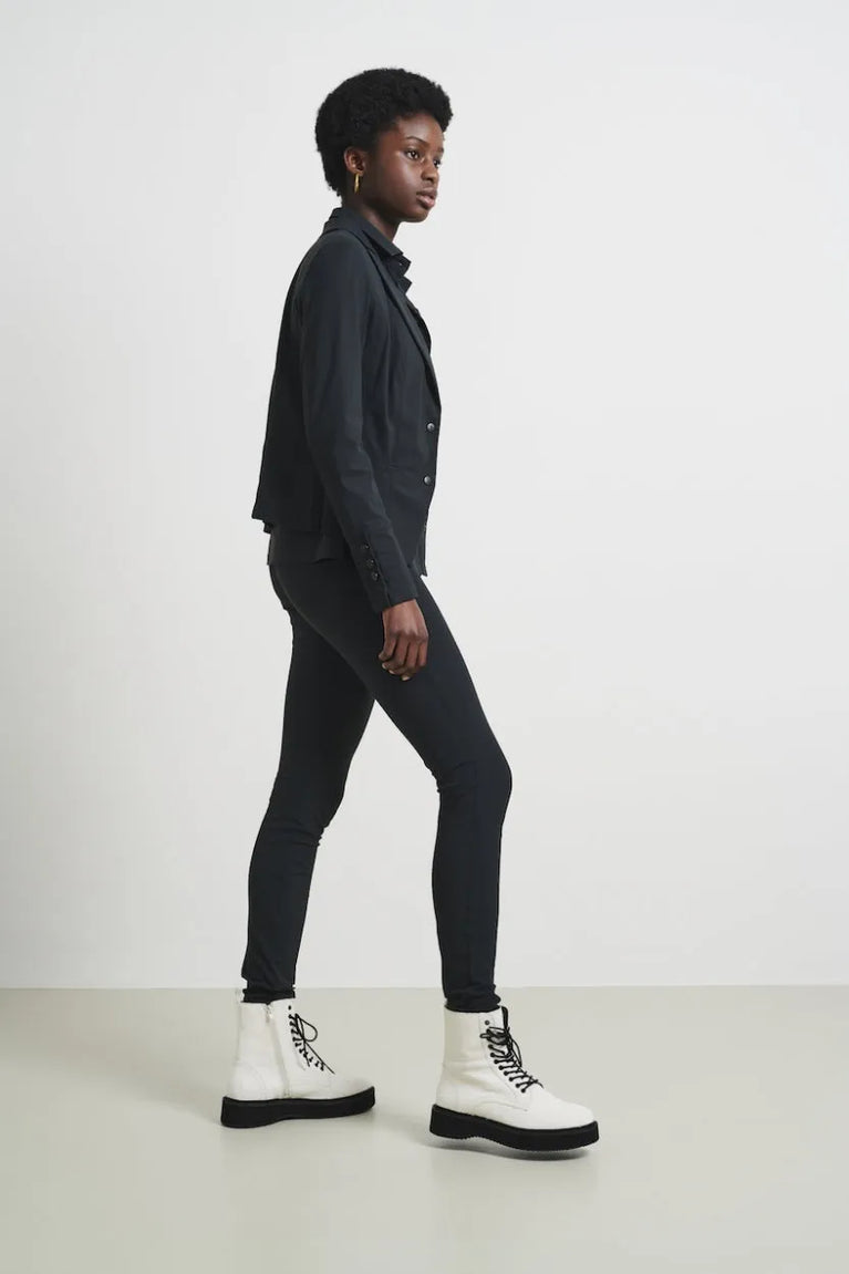 Jane Lushka Blazer Sofia Technical Jersey Grigio Notte