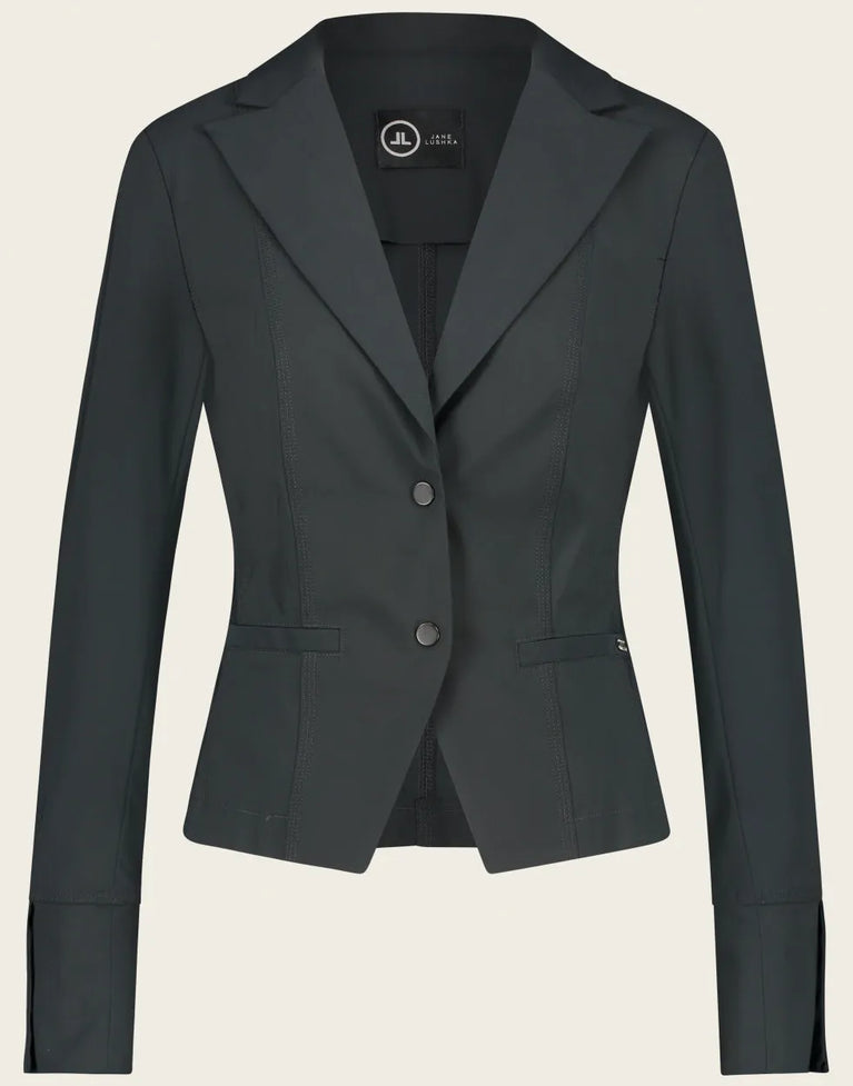 Jane Lushka Blazer Sofia Technical Jersey Grigio Notte