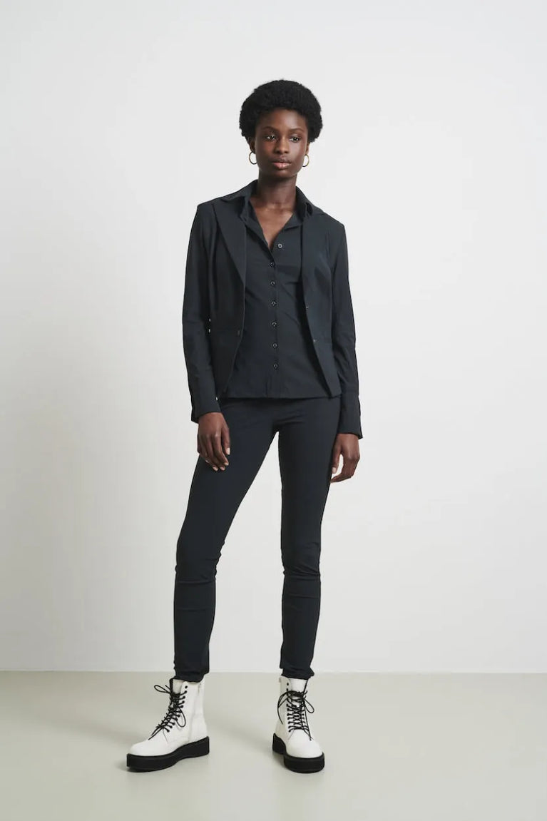 jane lushka Blazer Sofia Technical Jersey Grigio Notte