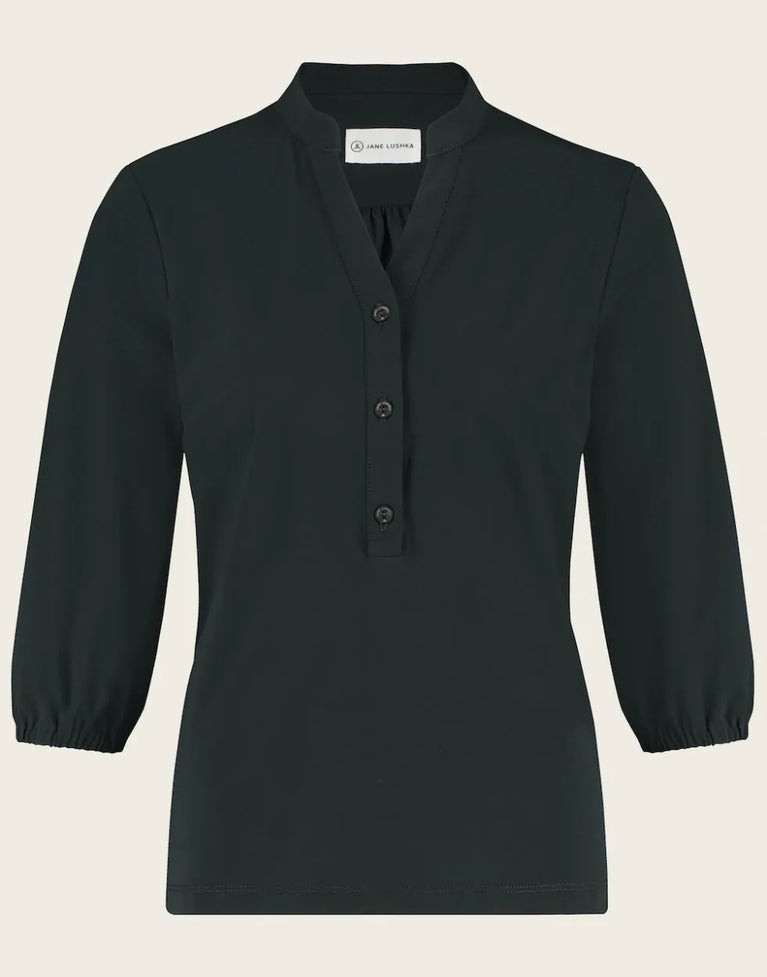 Jane Lushka Blouse Bella Technical Jersey Grigio Notte