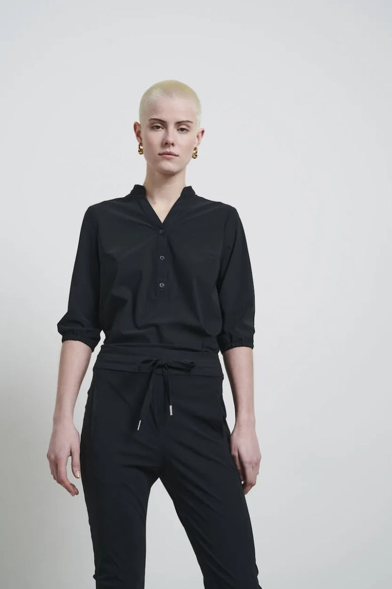 jane lushka Blouse Bella Technical Jersey Grigio Notte