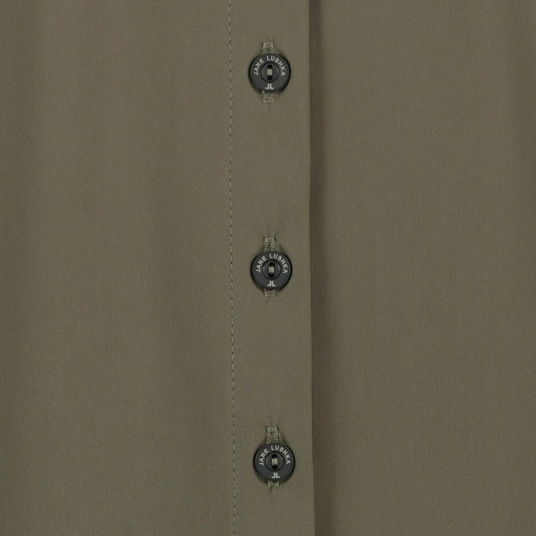 Jane Lushka Blouse Betty Easy Wear Technical Jersey Army