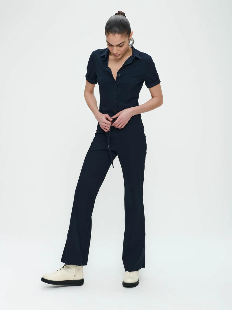 Jane Lushka Blouse Betty Easy Wear Technical Jersey Blue