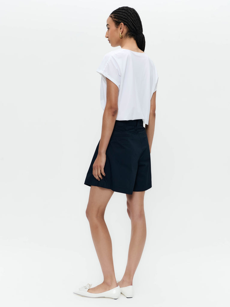 Jane Lushka Britta Structure Technical Jersey Top White