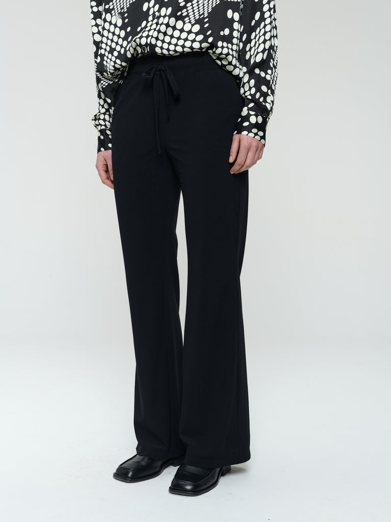 Jane Lushka Carola Structure Technical Jersey Pants Black