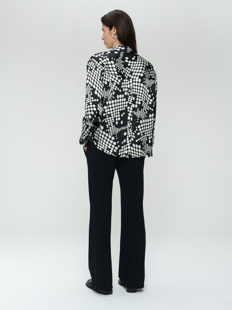 Jane Lushka Carola Structure Technical Jersey Pants Black