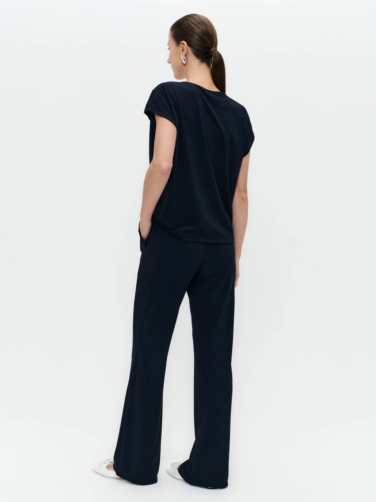 Jane Lushka Carola Structure Technical Jersey Pants Blue