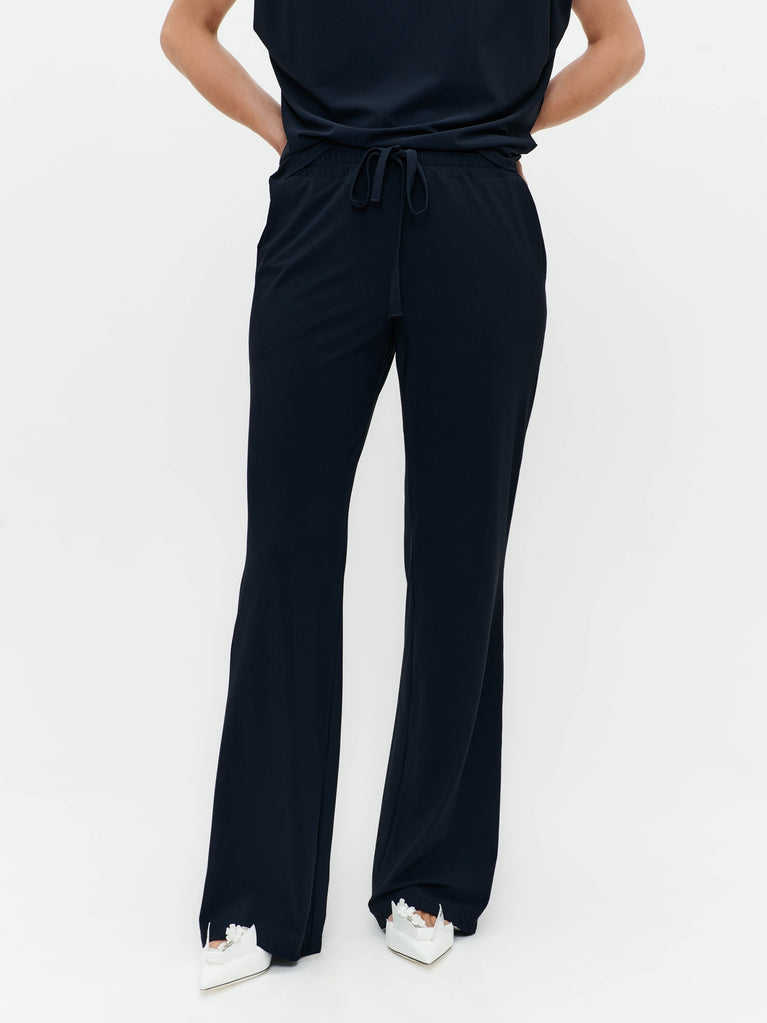 Jane Lushka Carola Structure Technical Jersey Pants Blue