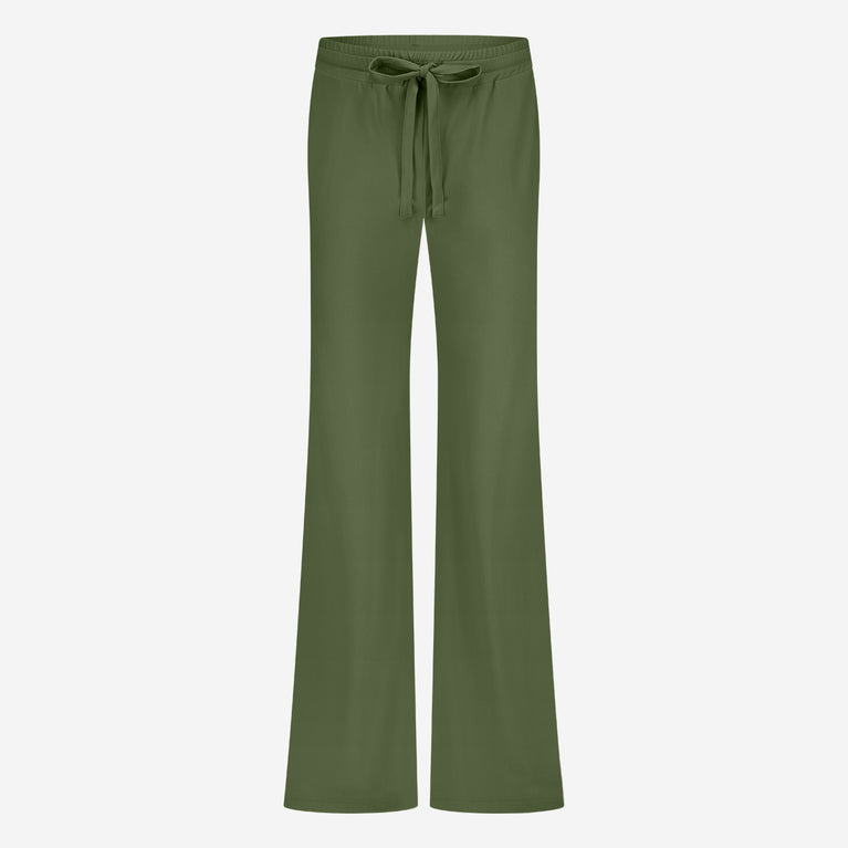 jane lushka Carola structure technical jersey pants Oliva green