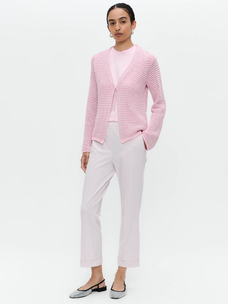 jane lushka Cotton viscose blend cardigan 9052 Rose