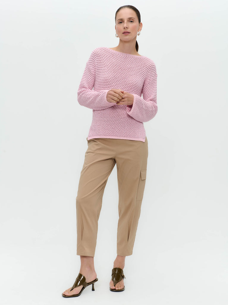 jane lushka Cotton viscose blend pullover 9050 Rose