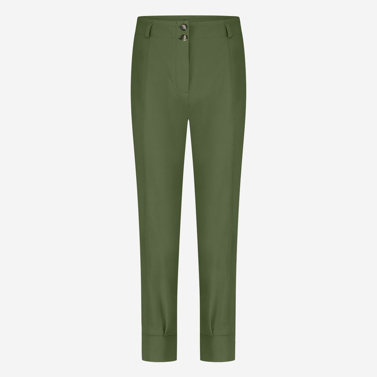 Jane Lushka Delia Structure Technical Jersey Pants Oliva Green