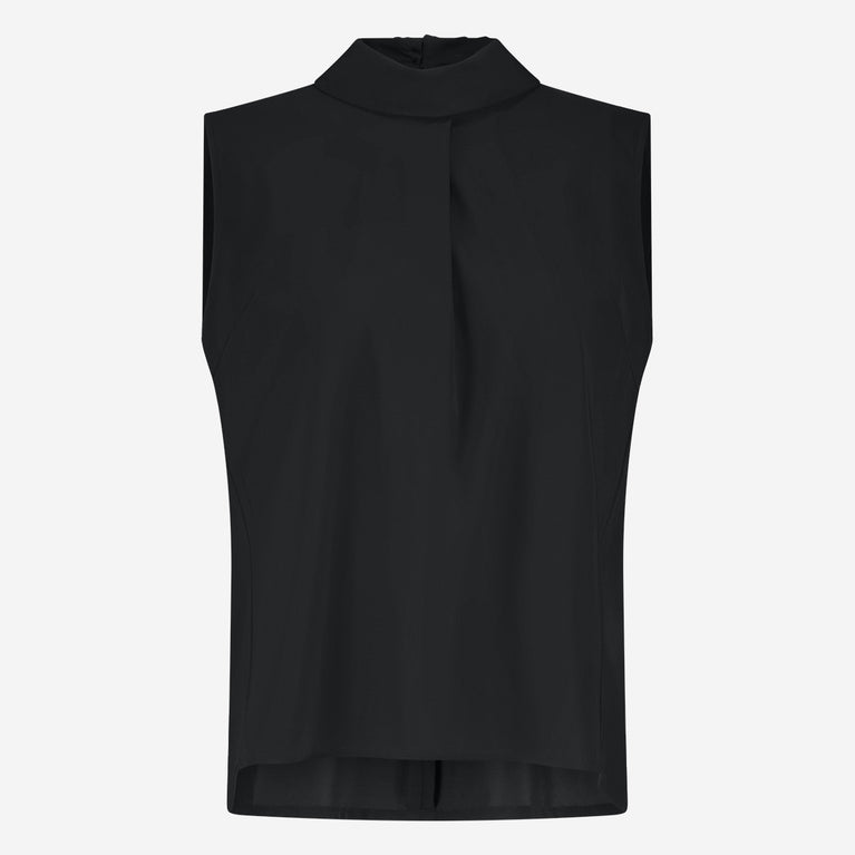 jane lushka Dolche Vitas WS strech tech jersey top Black