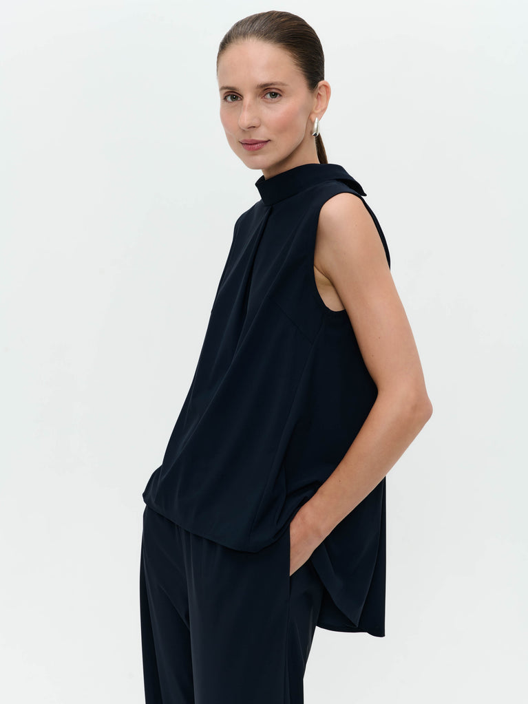 Jane Lushka Dolche Vitas WS Strech Tech Jersey Top Blue