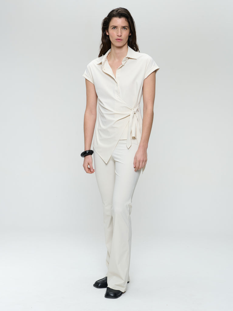 jane lushka Eliya strech technical jersey pants Light Sand