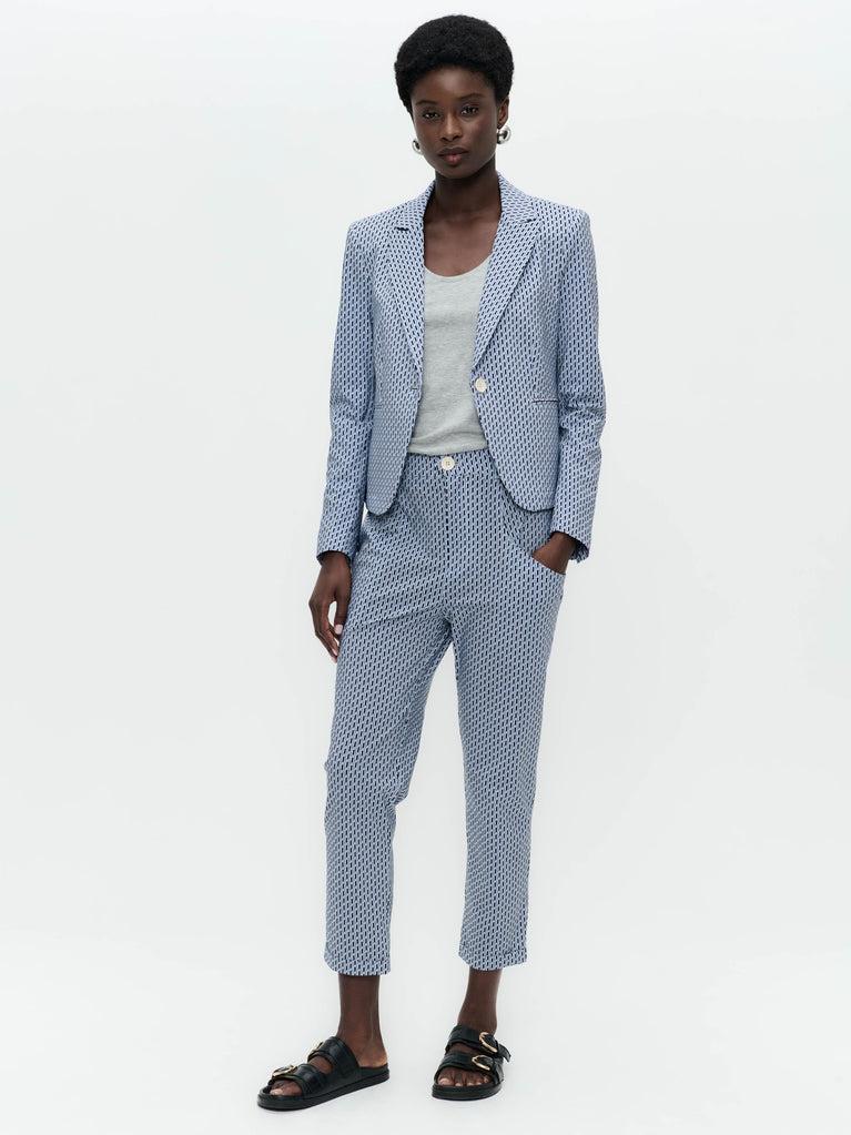 jane lushka Elvira blazer technical jersey Blue Melange