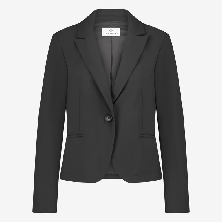 jane lushka Elvira Blazer Technical Jersey Dark Grey