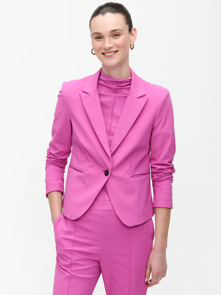 Jane Lushka Elvira Blazer Technical Jersey Orchidea