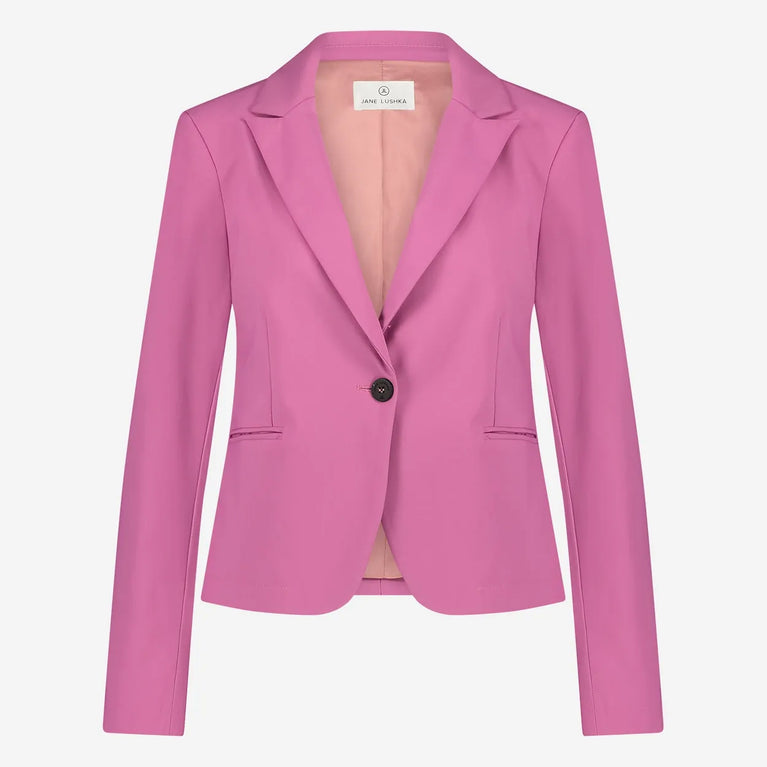 Jane Lushka Elvira Blazer Technical Jersey Orchidea