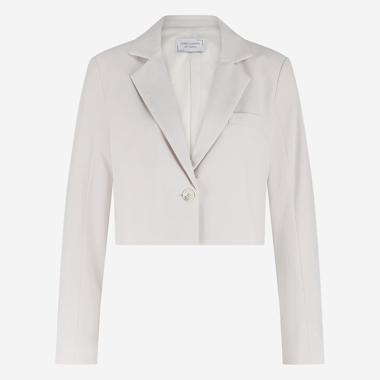 jane lushka Estele structure technical jersey blazer Sand
