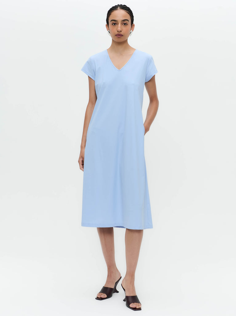 jane lushka Fennela dress technical jersey Mid Blue