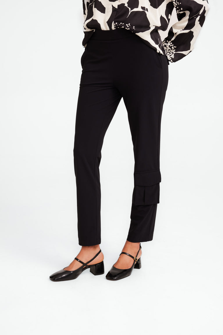 Jane Lushka FreyN Structure Technical Jersey Pants Black