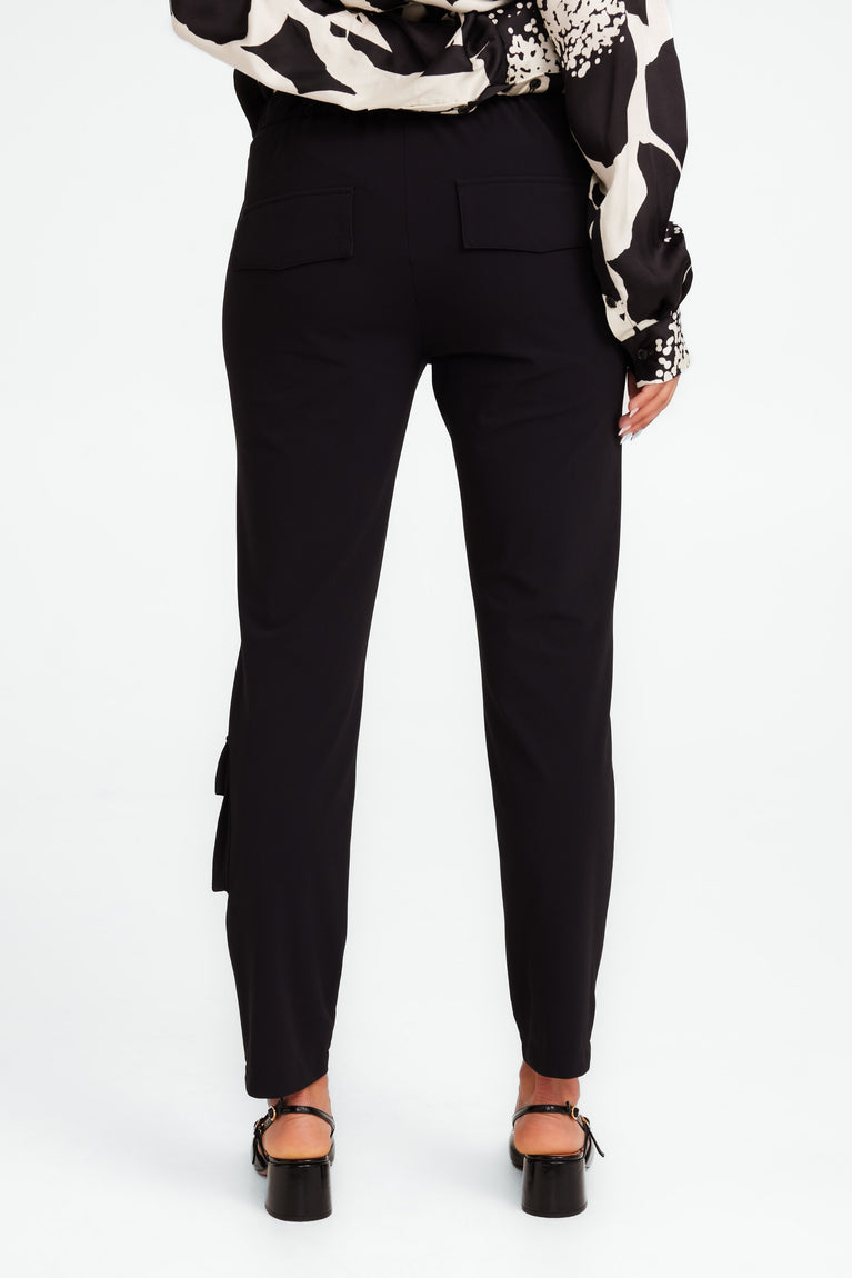 Jane Lushka FreyN Structure Technical Jersey Pants Black