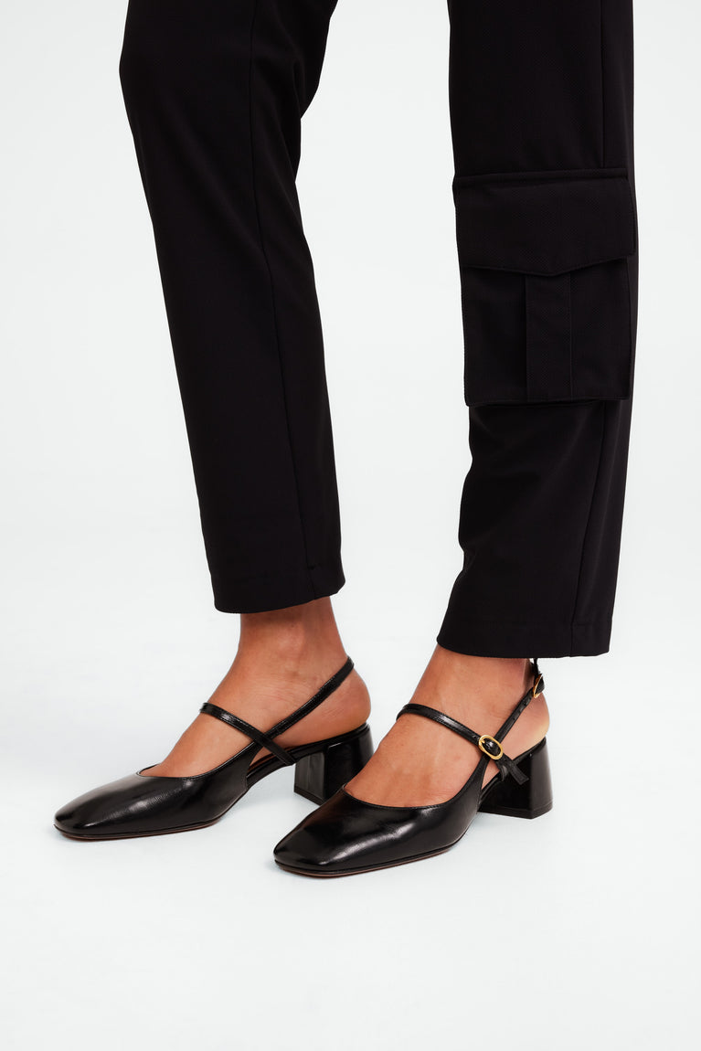 Jane Lushka FreyN Structure Technical Jersey Pants Black