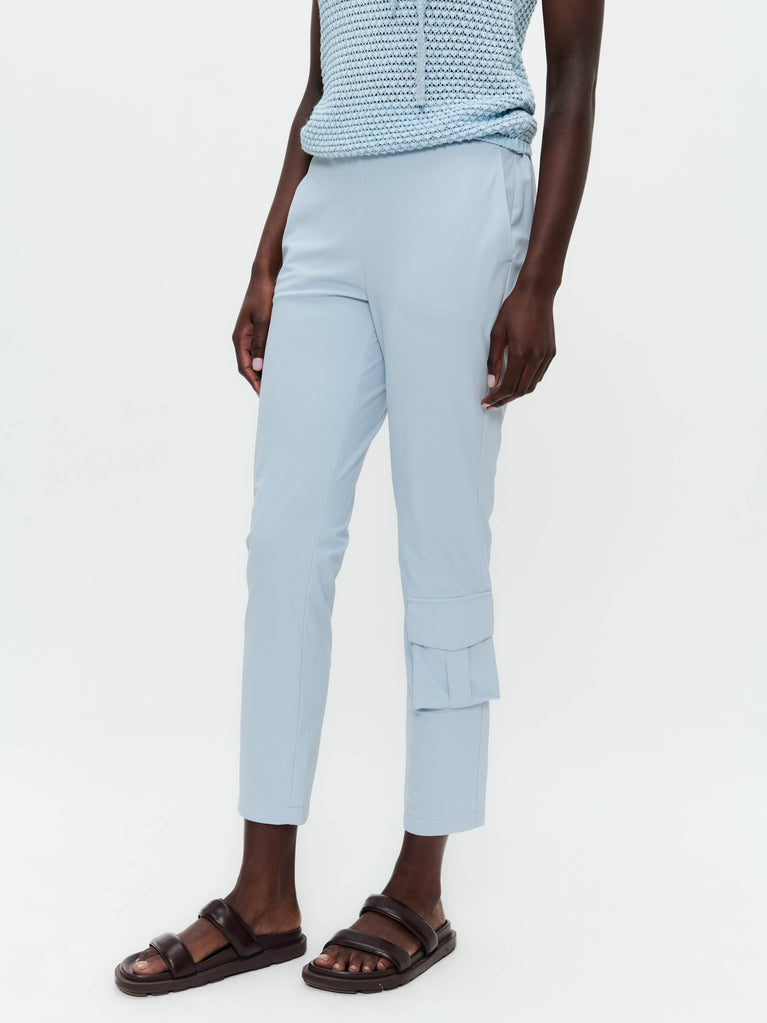 Jane Lushka FreyN Structure Technical Jersey Pants Light Blue