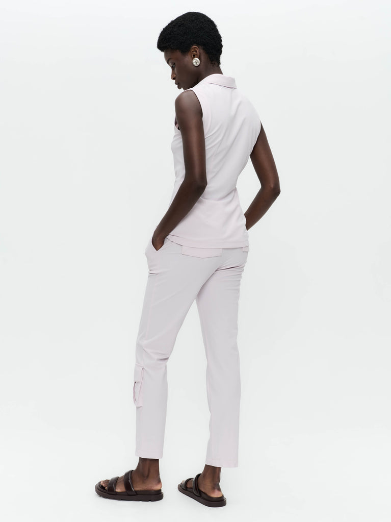 Jane Lushka FreyN Structure Technical Jersey Pants Light Pudra