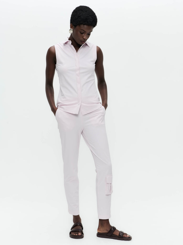 jane lushka FreyN structure technical jersey pants Light Pudra