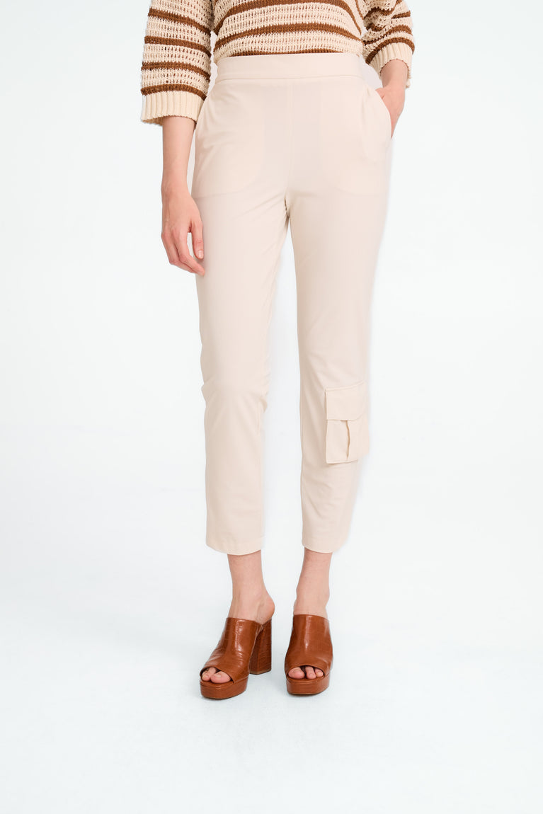jane lushka FreyN structure technical jersey pants Light Sand