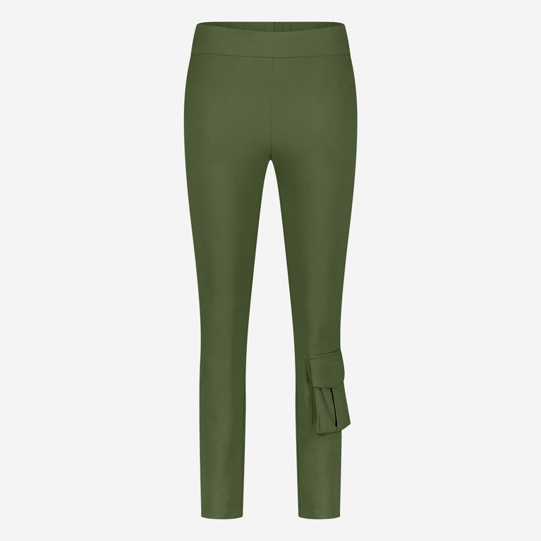 Jane Lushka FreyN Structure Technical Jersey Pants Oliva Green