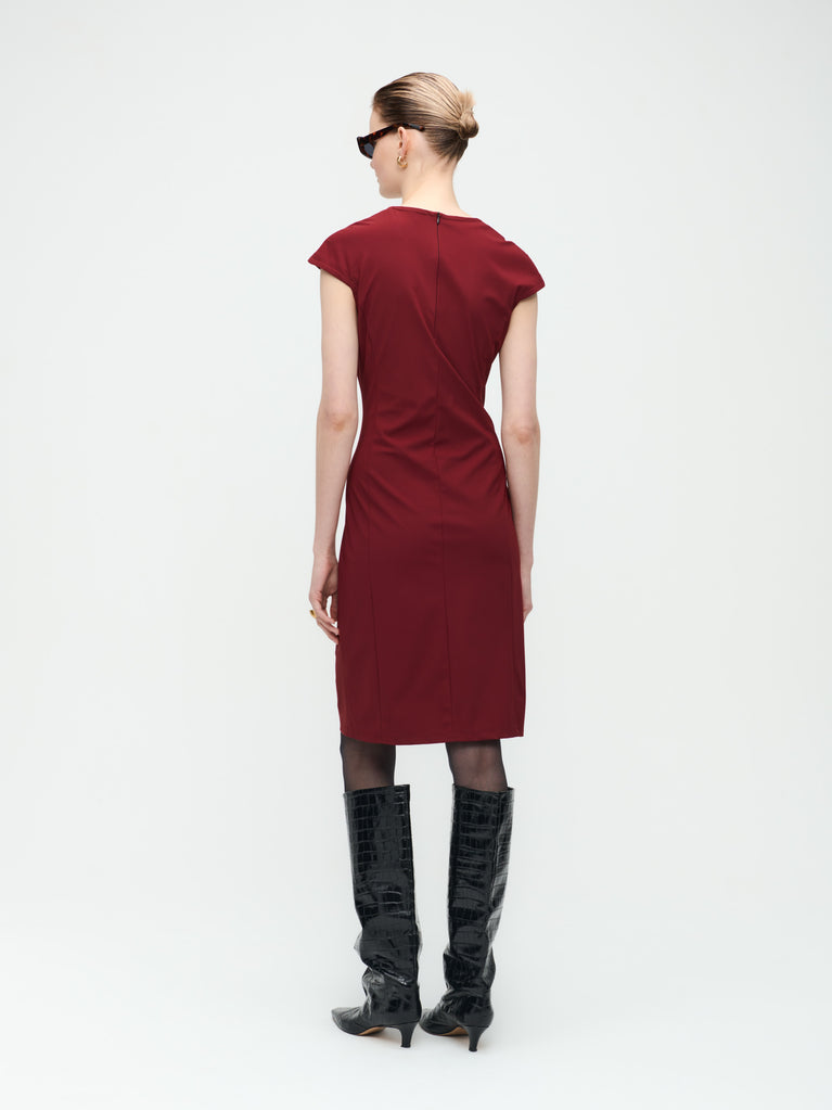 Jane Lushka Georgia Dress Technical Jersey Amaranto