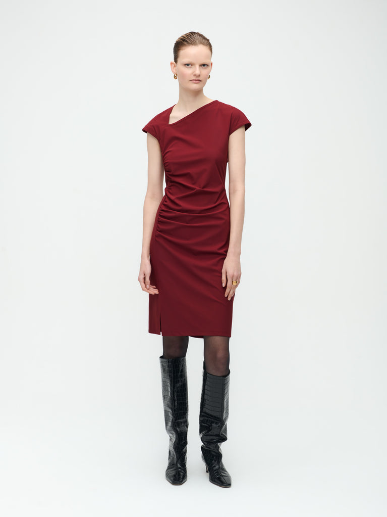 jane lushka Georgia Dress Technical Jersey Amaranto