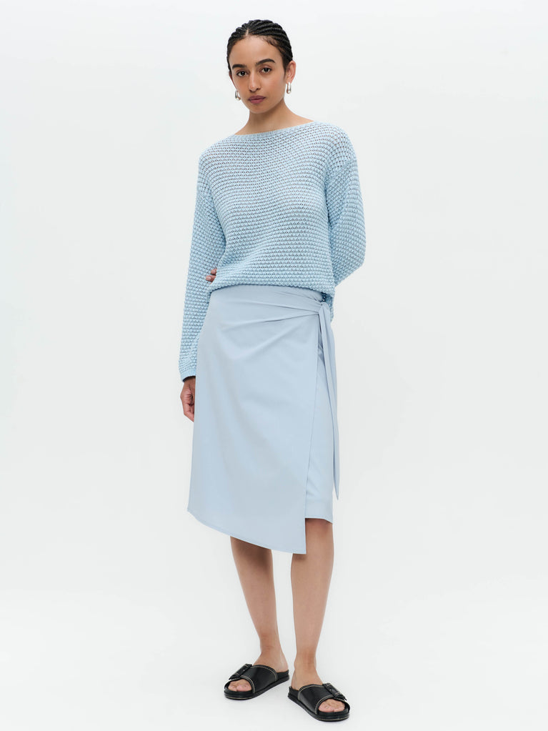 jane lushka Ilona skirt technical jersey Light Blue