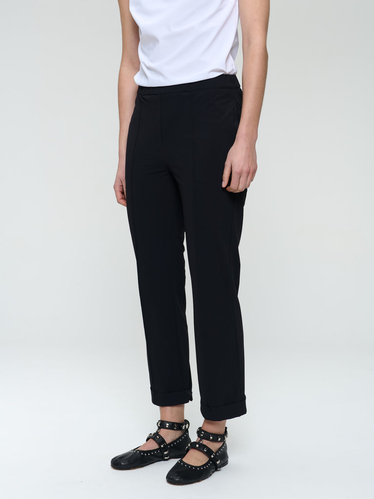 Jane Lushka IrenaN Structure Technical Jersey Pants Black