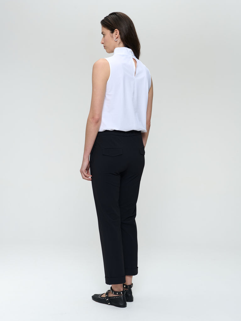 Jane Lushka IrenaN Structure Technical Jersey Pants Black