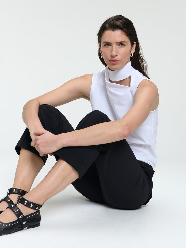 Jane Lushka IrenaN Structure Technical Jersey Pants Black