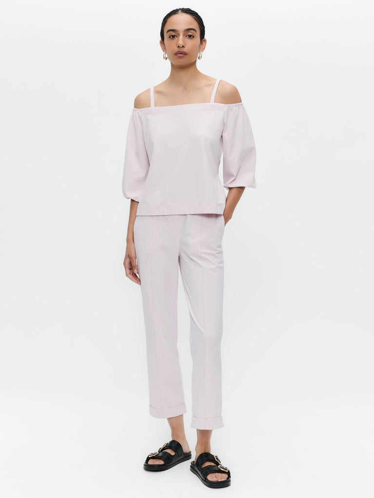 jane lushka IrenaN structure technical jersey pants Light Pudra