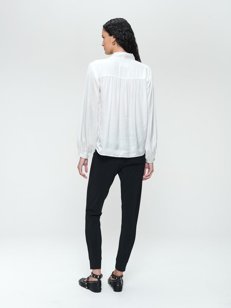 Jane Lushka Anija Rayon Viscose Blouse White