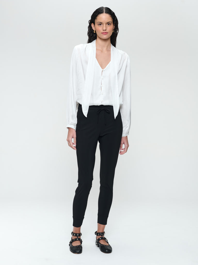 jane lushka Anija rayon viscose blouse White