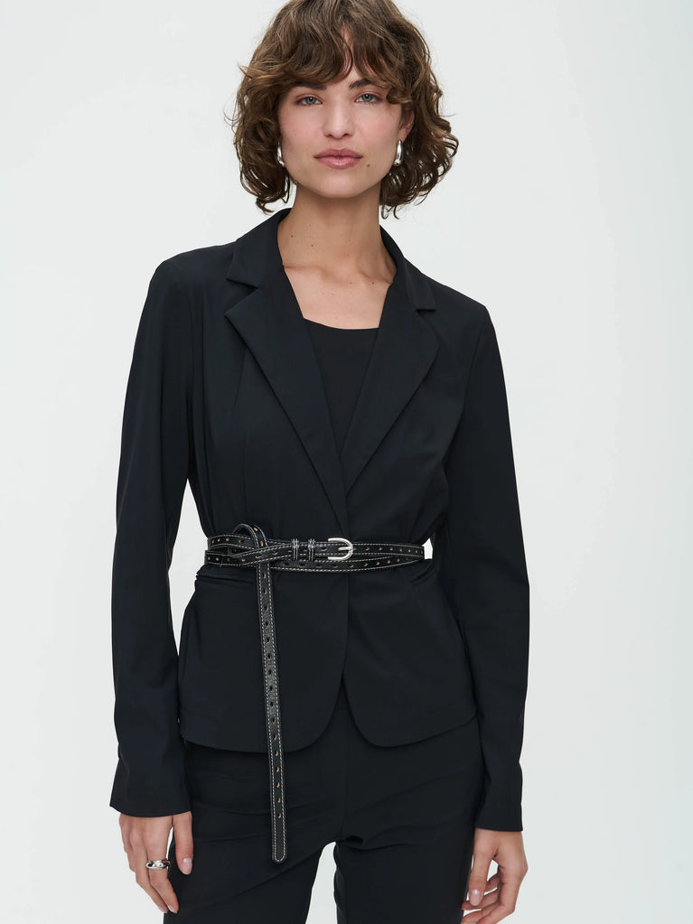 Jane Lushka Atina Blazer Technical Jersey Black